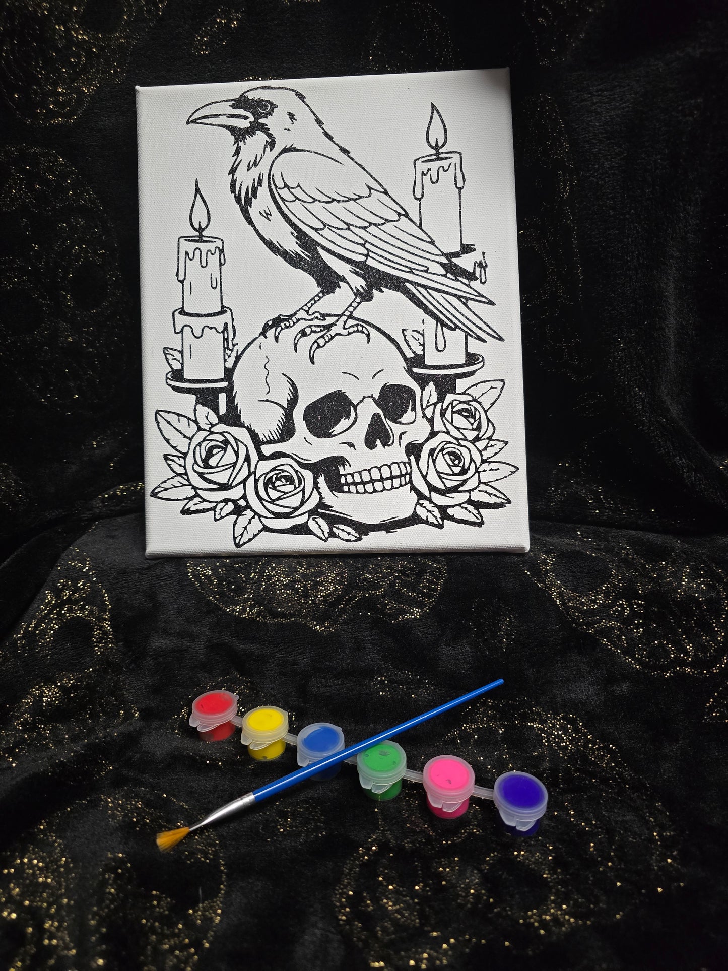 Custom canvas painting kit