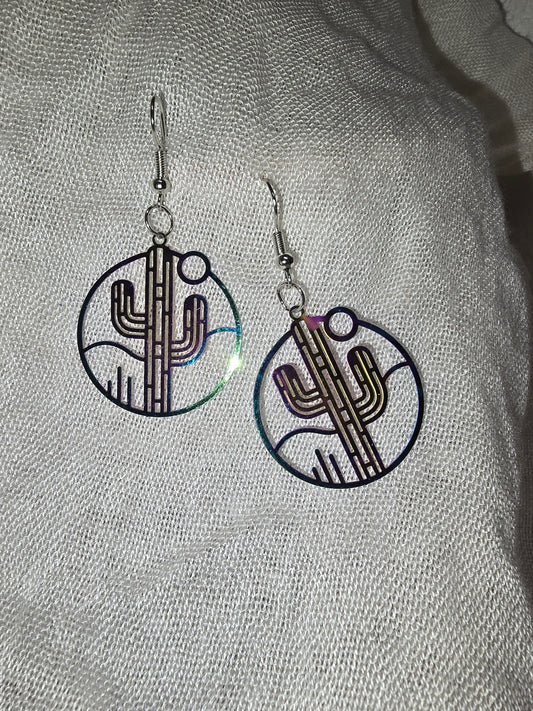 Cactus earrings