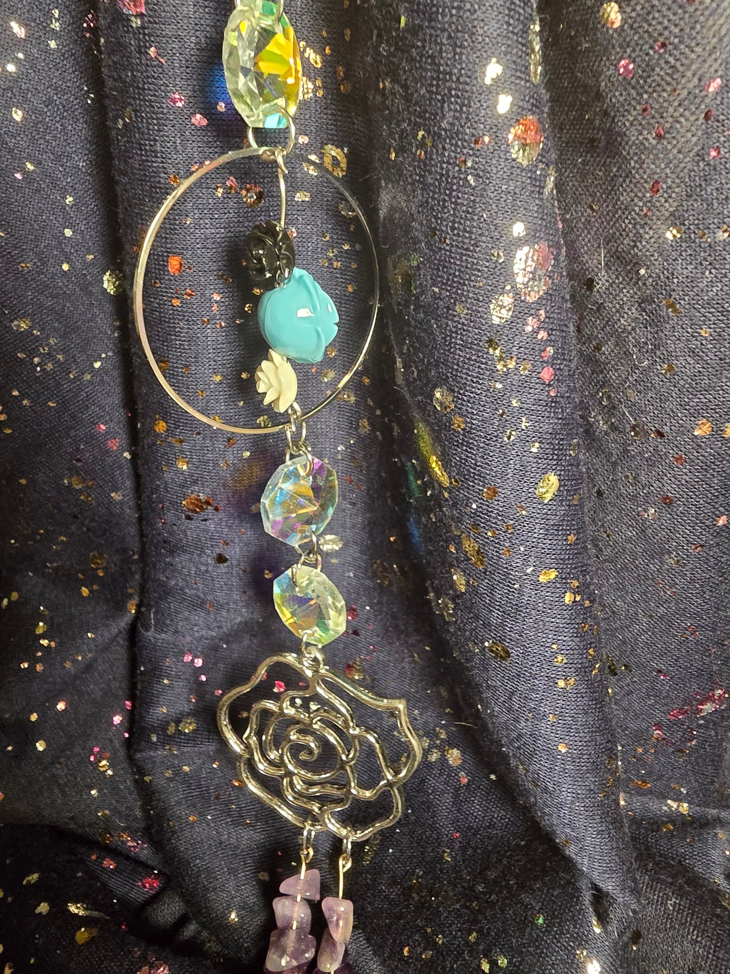 Rose suncatcher