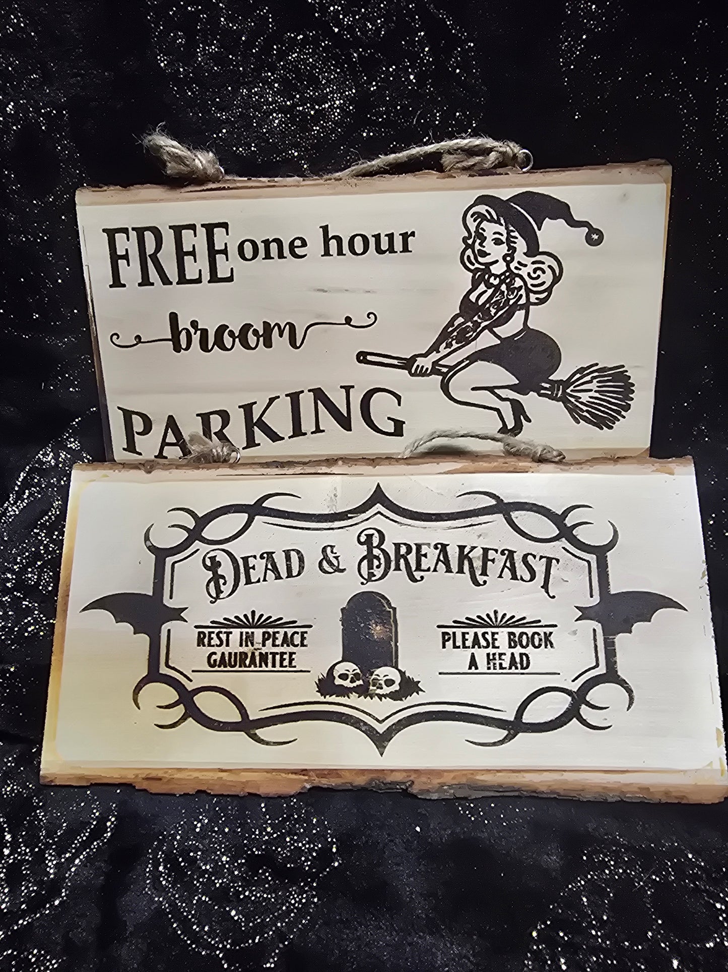 Custom 4.5in x 9.5in wood burned sign