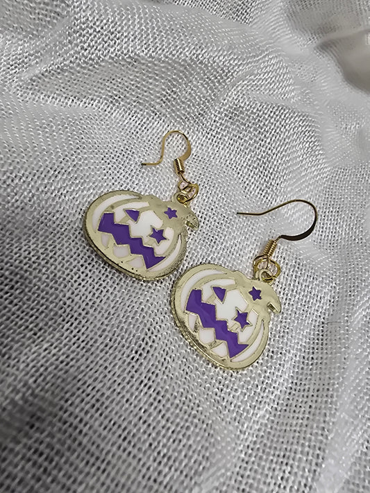 Freaked pumpkin earrings