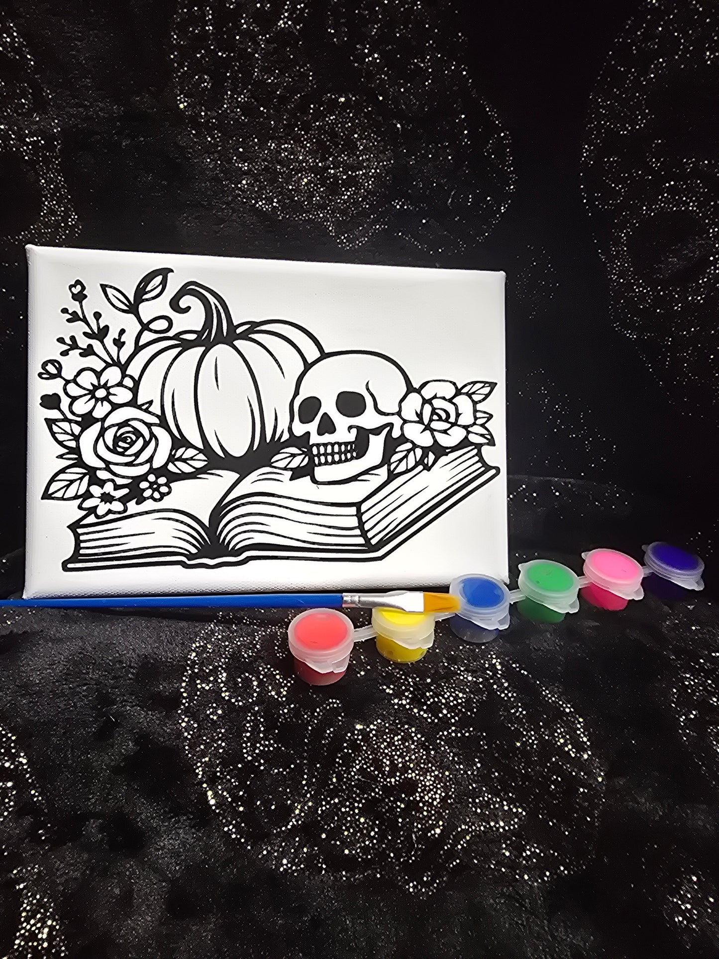 Custom canvas painting kit