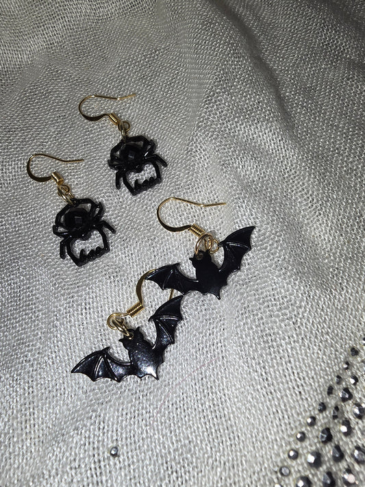 Spooky critter earrings