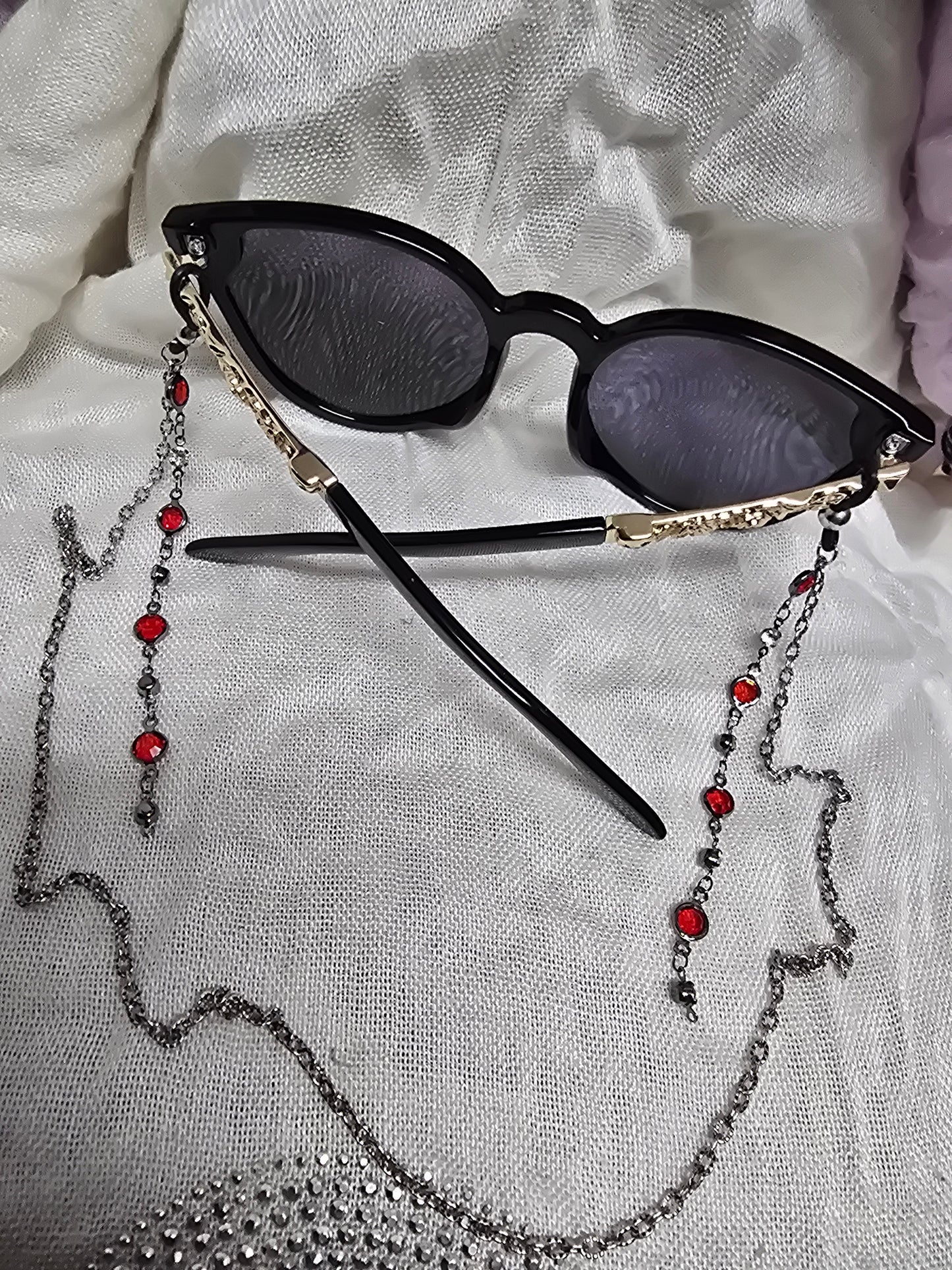 Gothic glasses chains