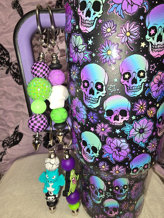 Cute but spooky cup/bag charms