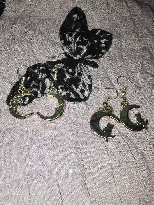 Moon earrings