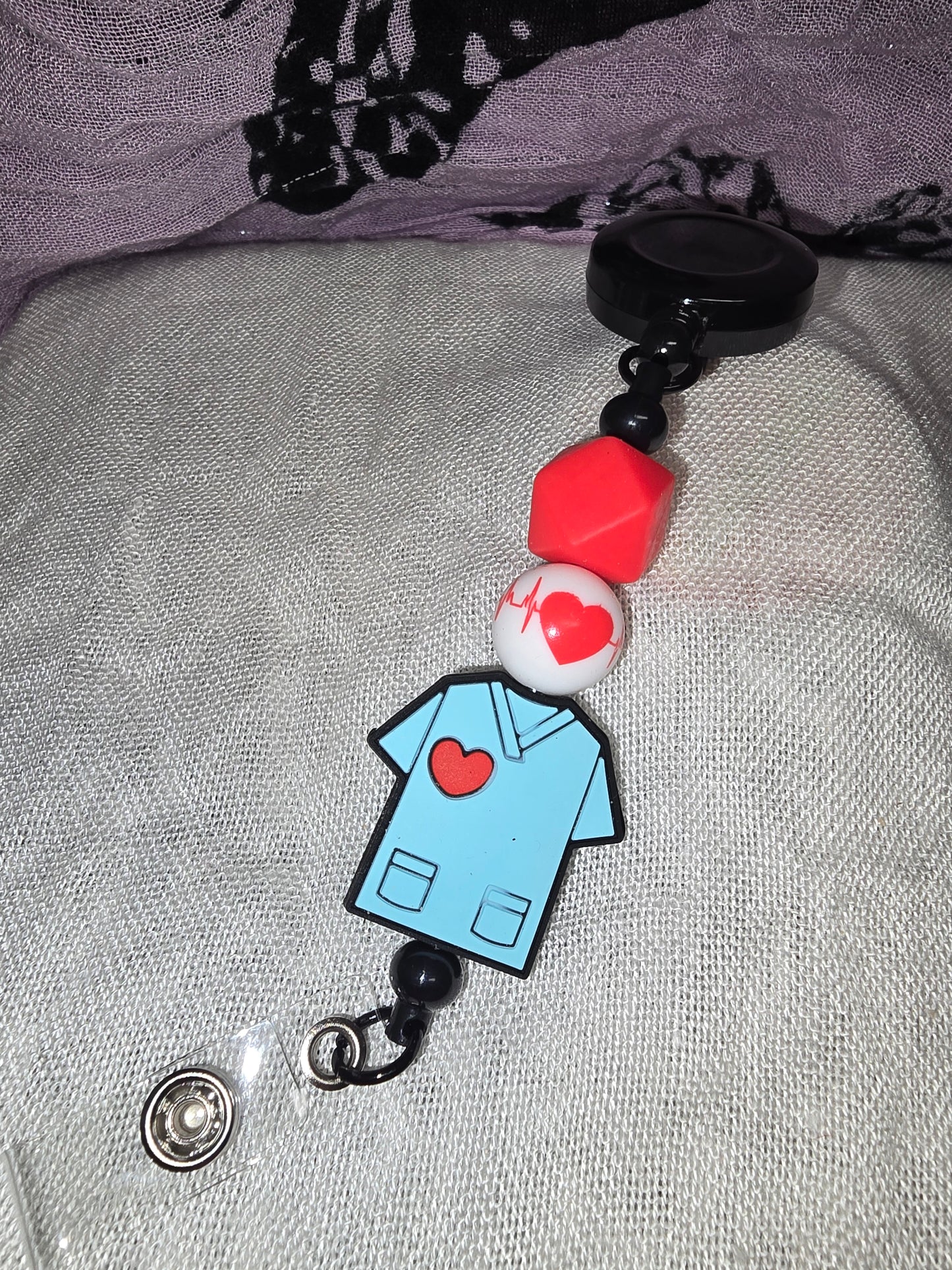 Nurse life badge reels