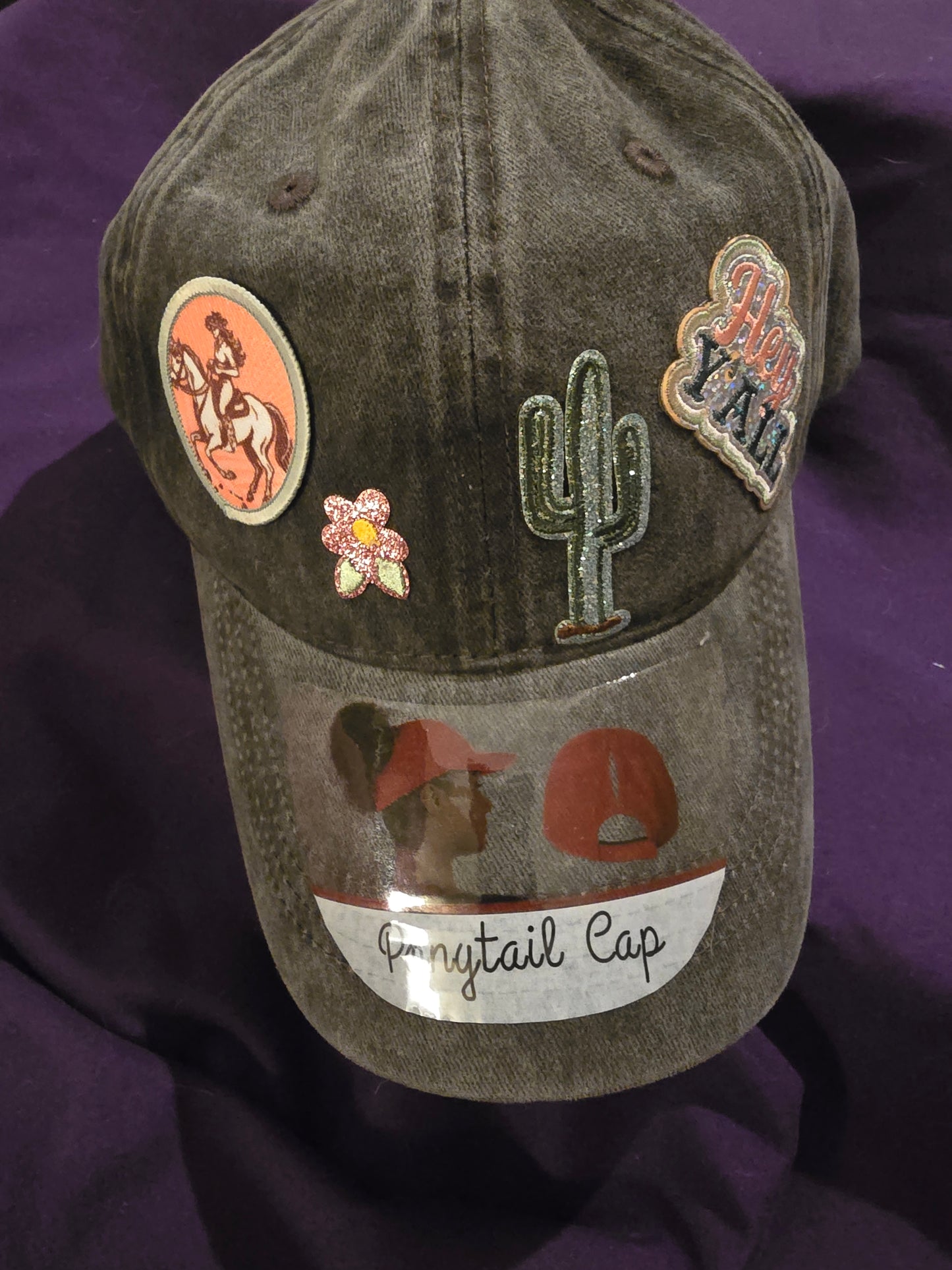 Ponytail cap