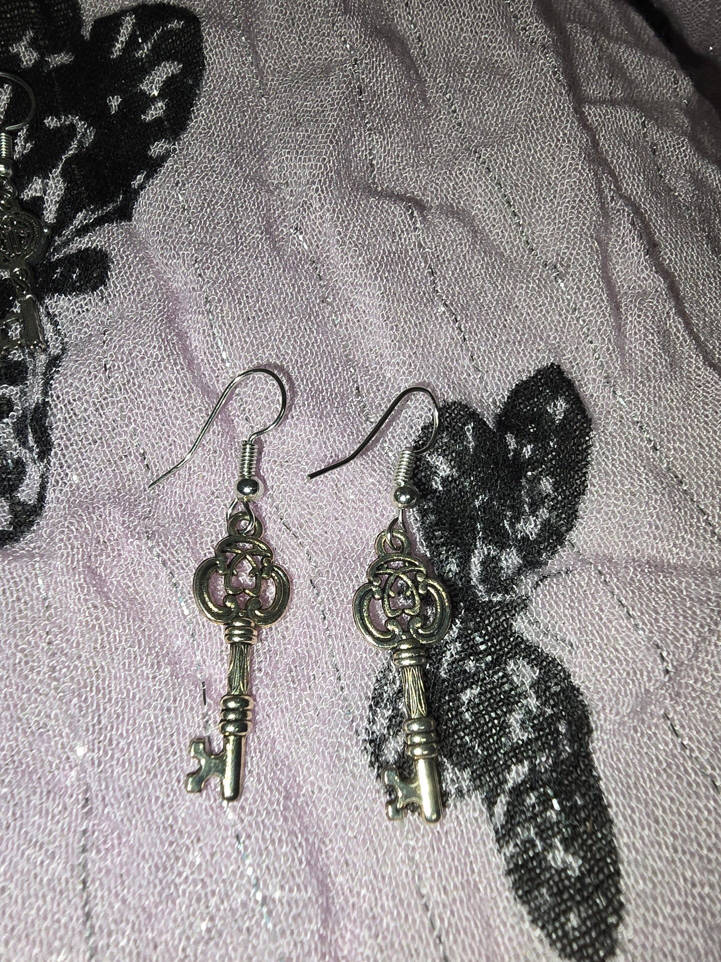 Key earrings
