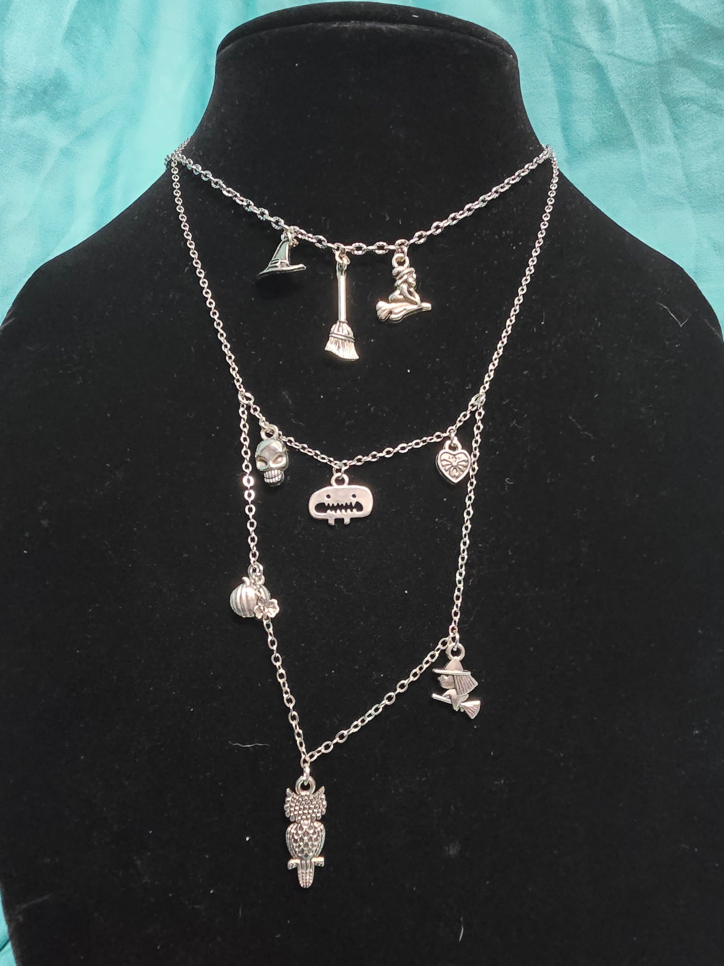 Witchy charm necklaces