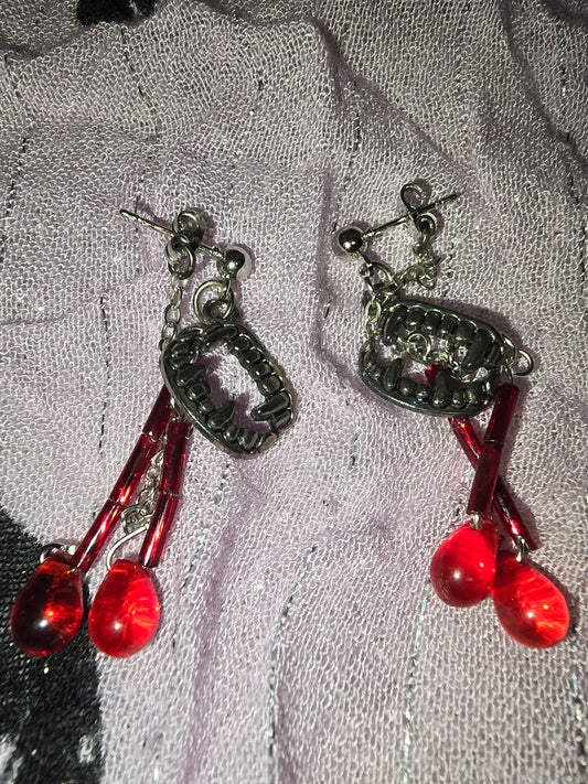 Bloody Fang earrings