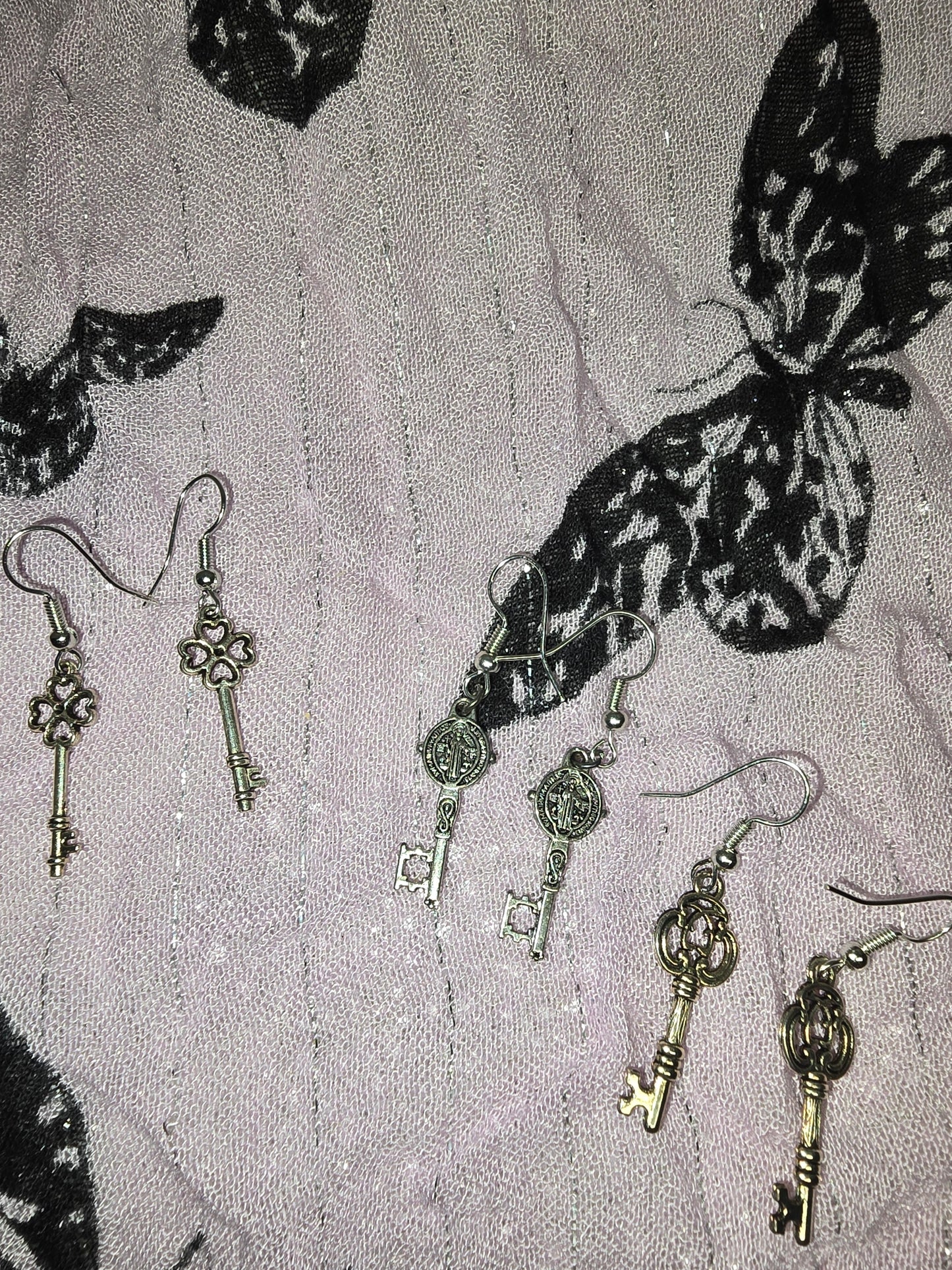 Key earrings