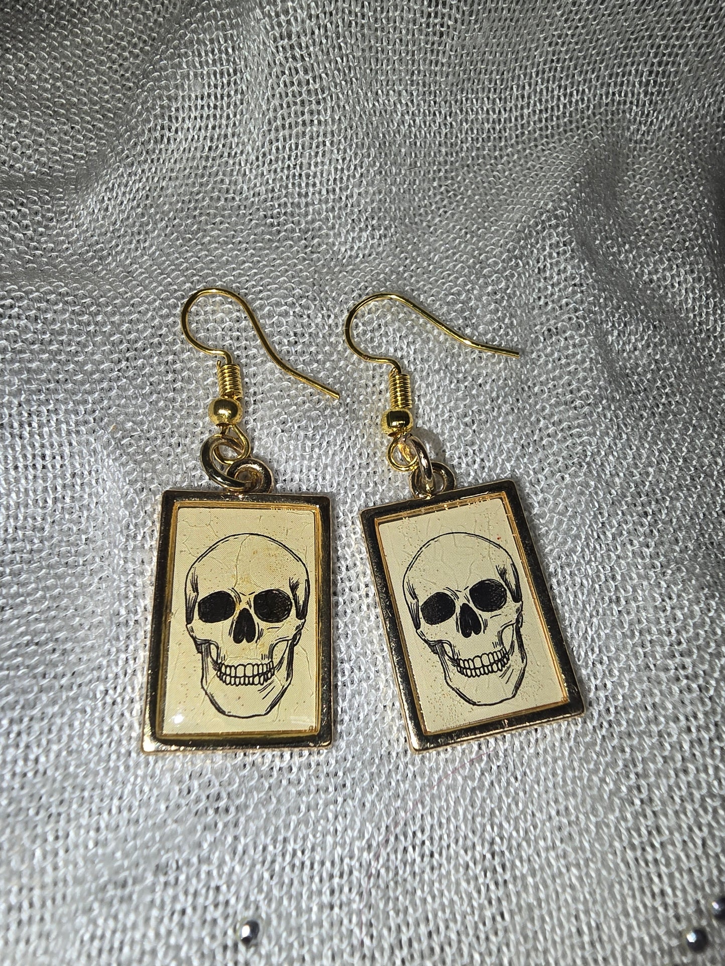 Framed halloween earrings