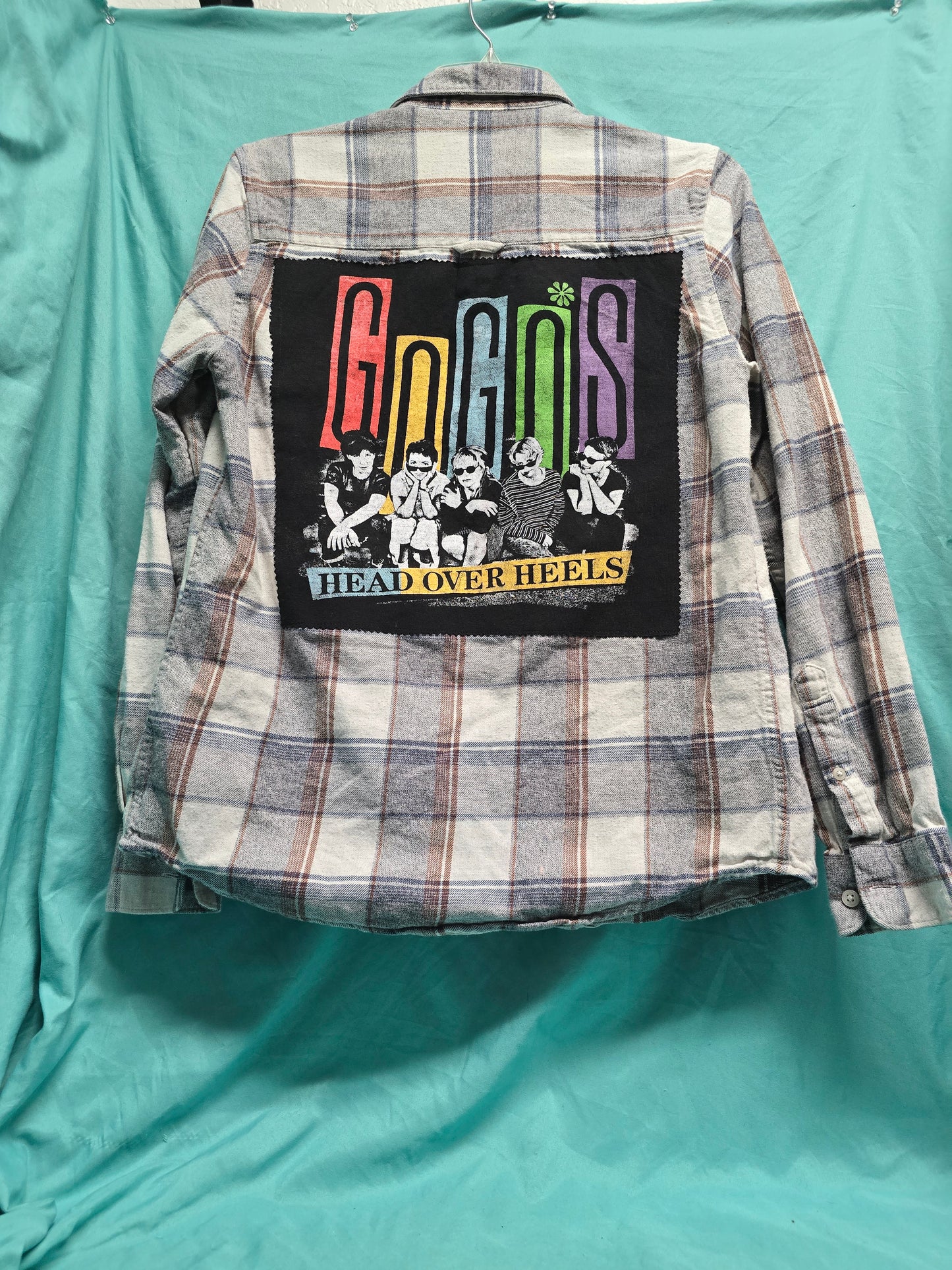 Upcycled flannel shirts
