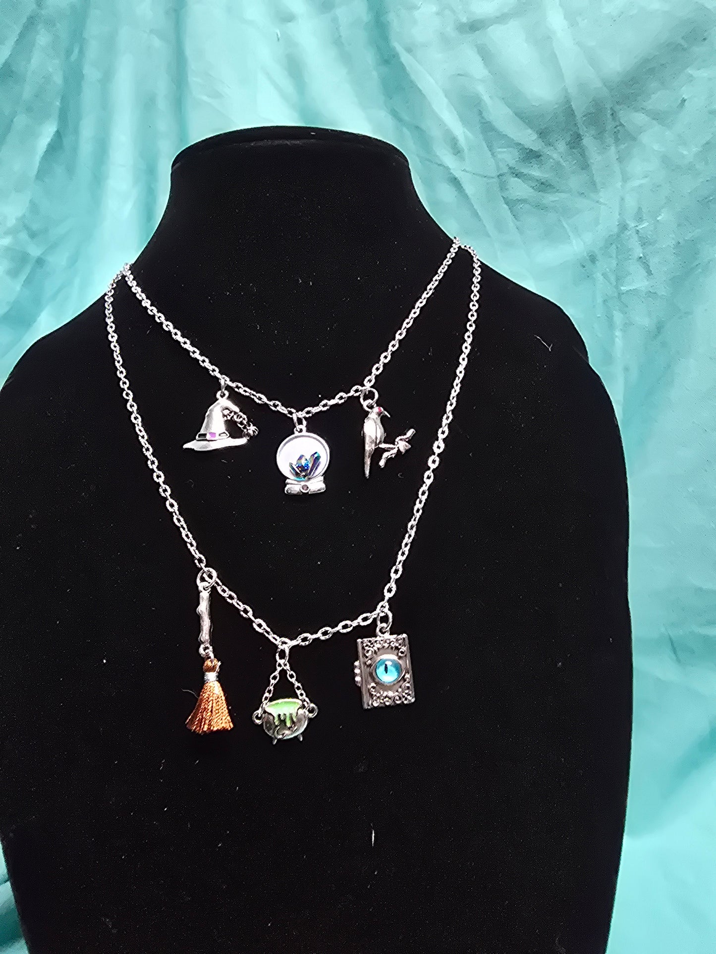 Witchy charm necklaces