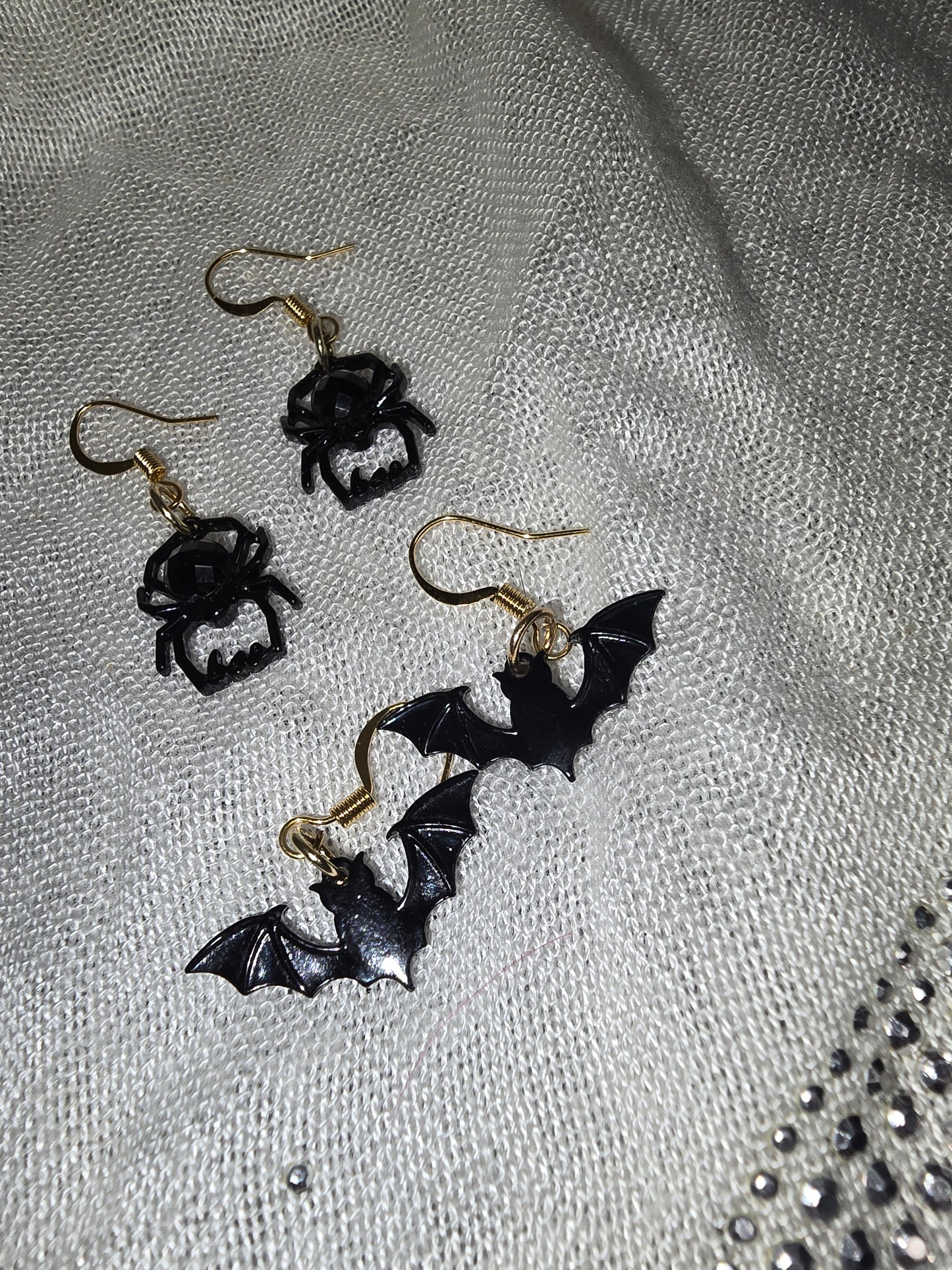 Spooky critter earrings