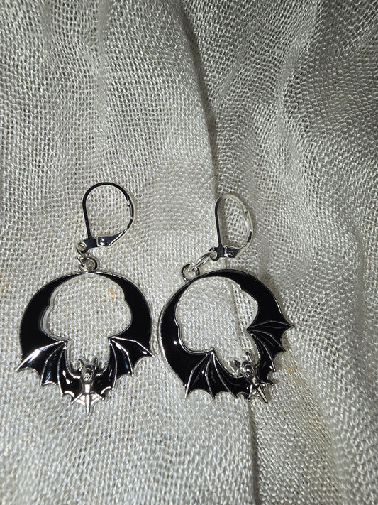 Bats earrings