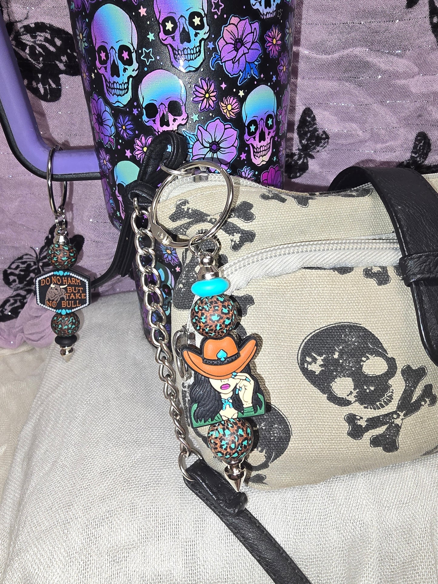 Western cup/bag charms