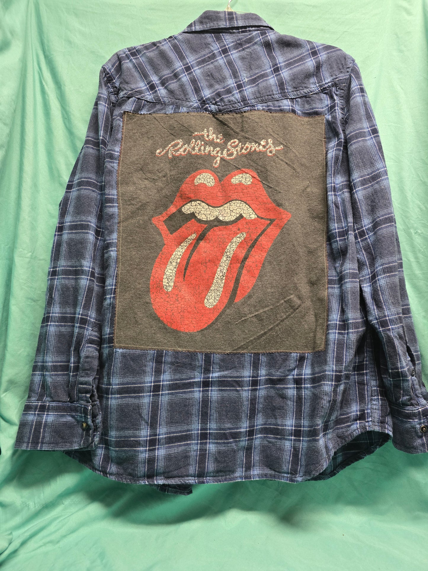 Upcycled flannel shirts