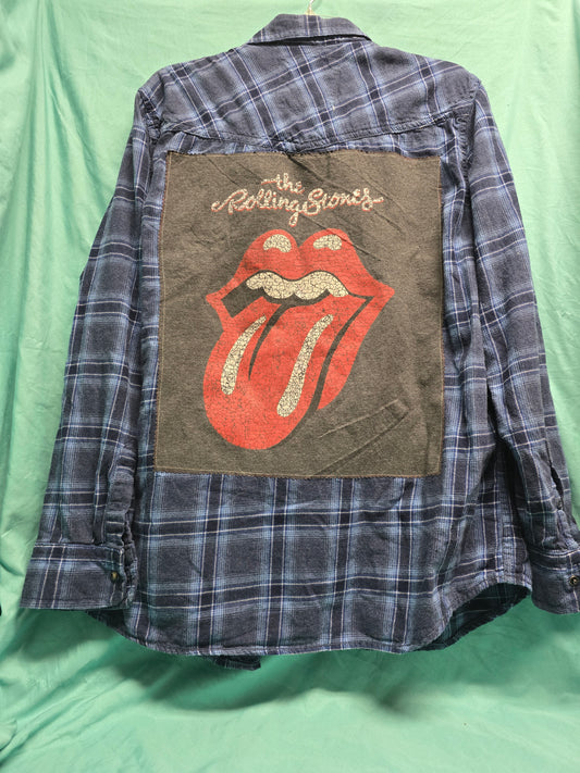 Upcycled flannel shirts