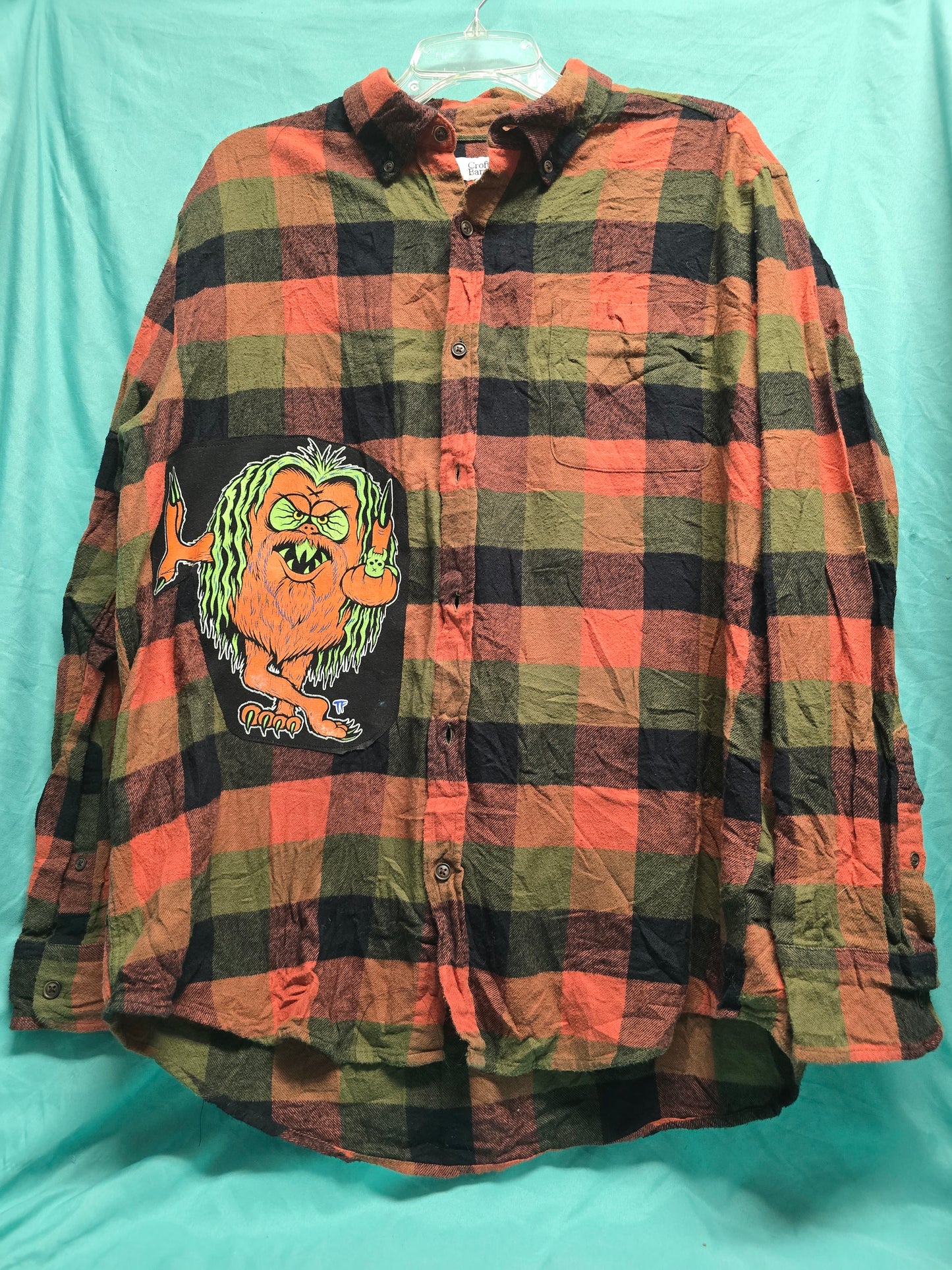 Upcycled flannel shirts