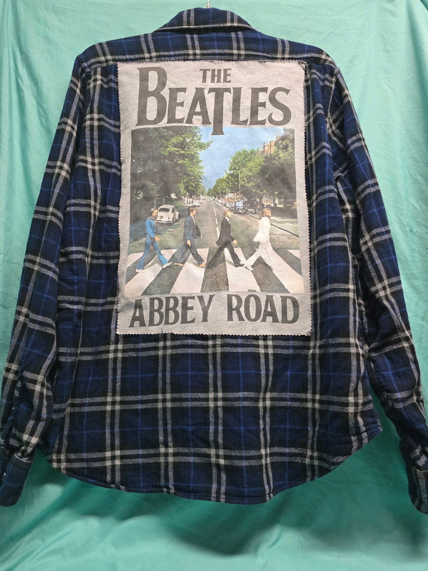 Upcycled flannel shirts