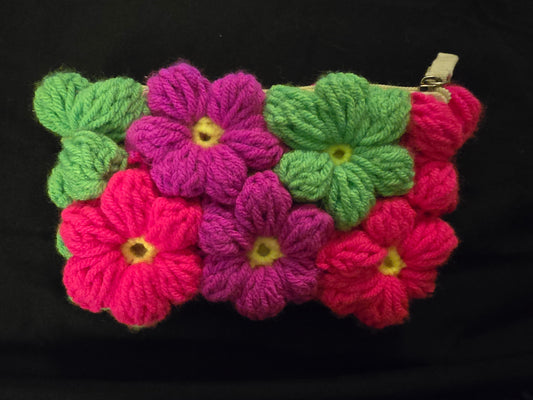 Flower wristlet