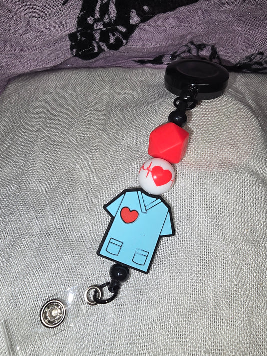 Nurse life badge reels