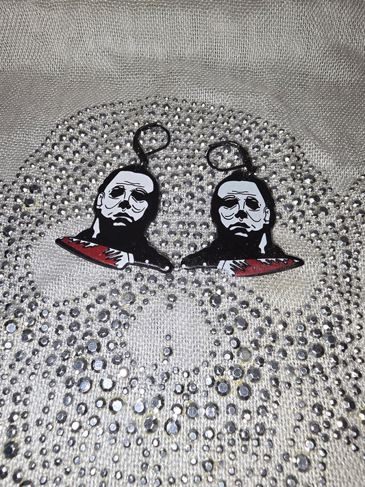 Michael Myers earrings