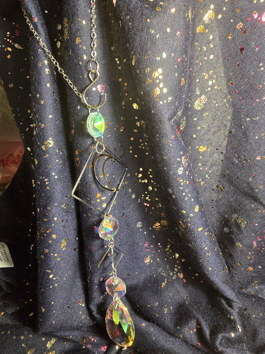 Moon and stars suncatcher