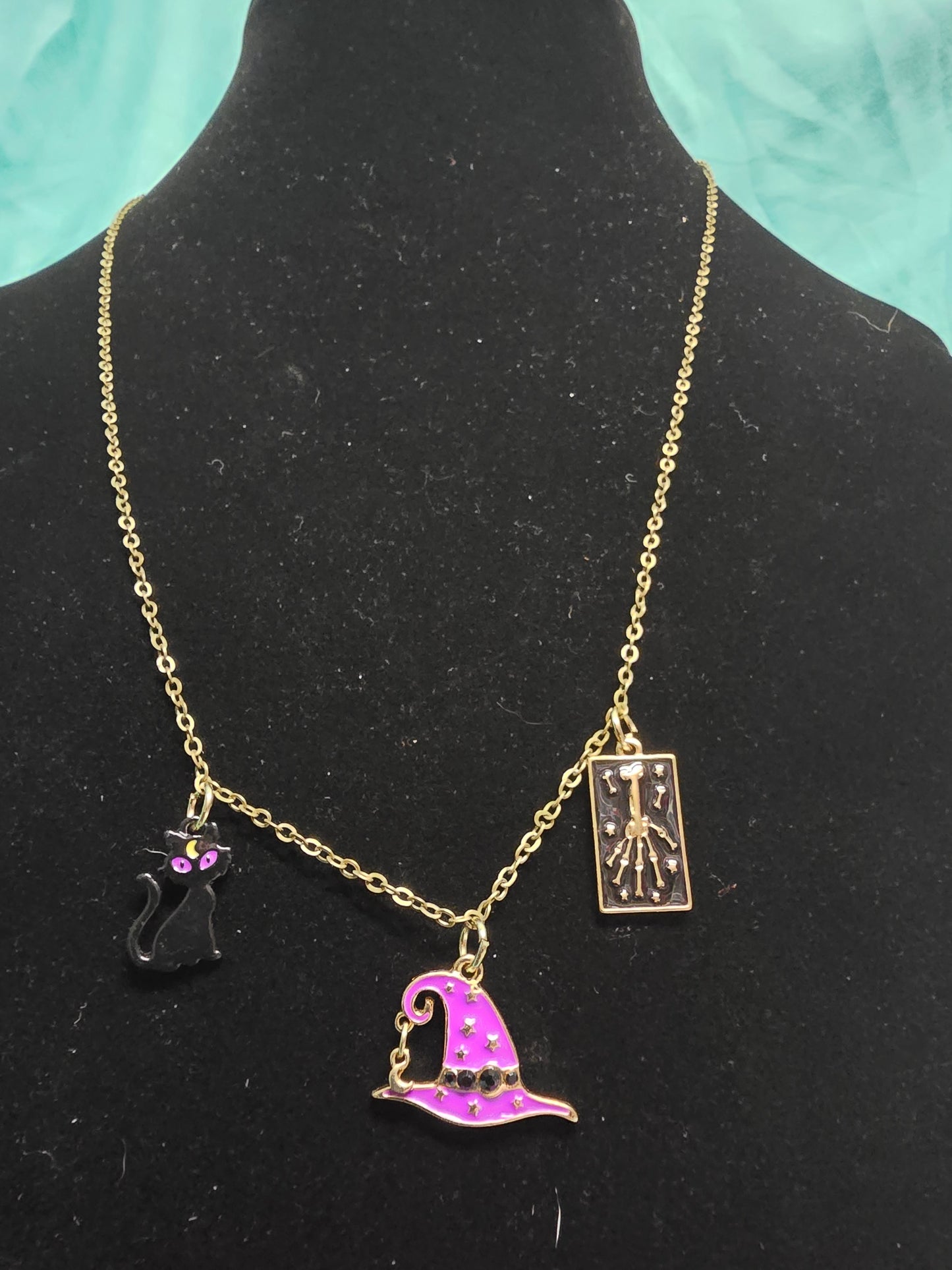 Witchy charm necklaces