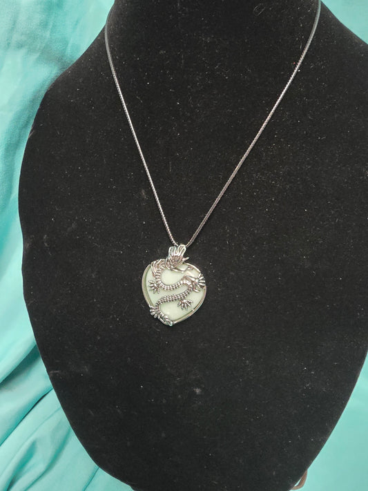 Dragon heart necklace