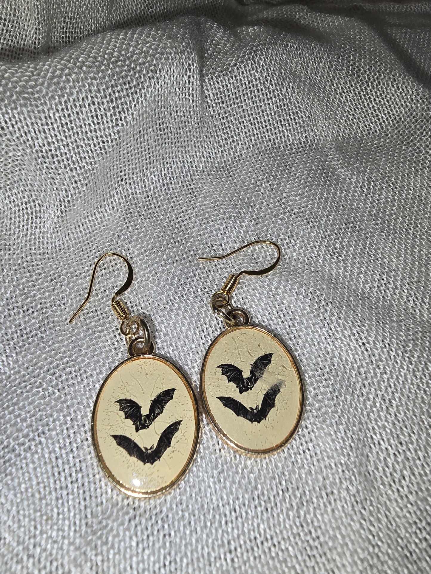 Framed halloween earrings